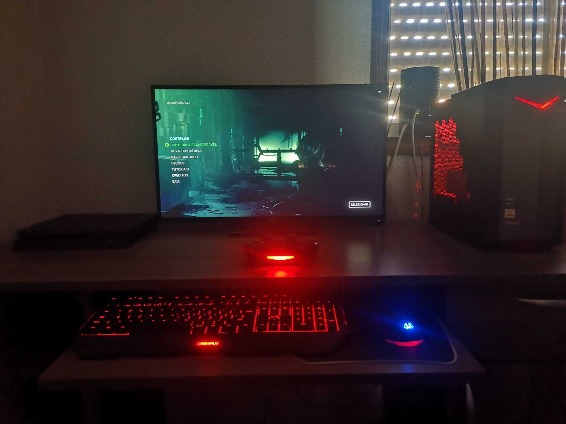 Setup Gaming [PC + Monitor)