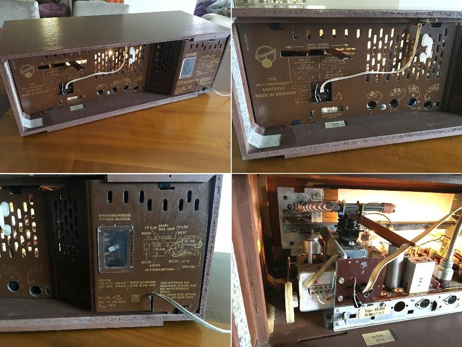 Receiver Hi-Fi vintage Blaupunkt Santiago c/colunas e caixas originai