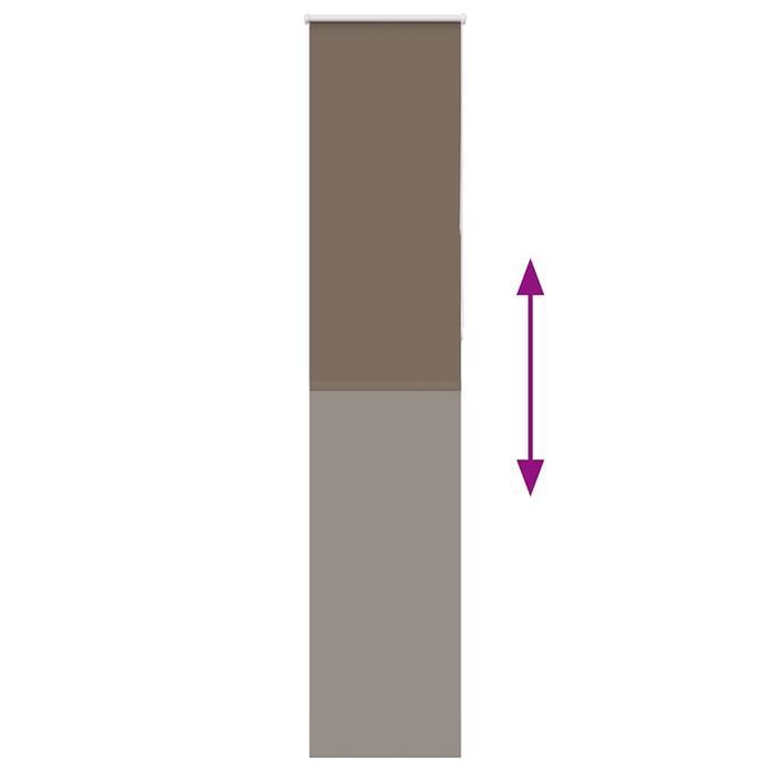 Vidaxl Roleta Zaciemniająca Coffee 60X210 Cm Szerokość Tkaniny
