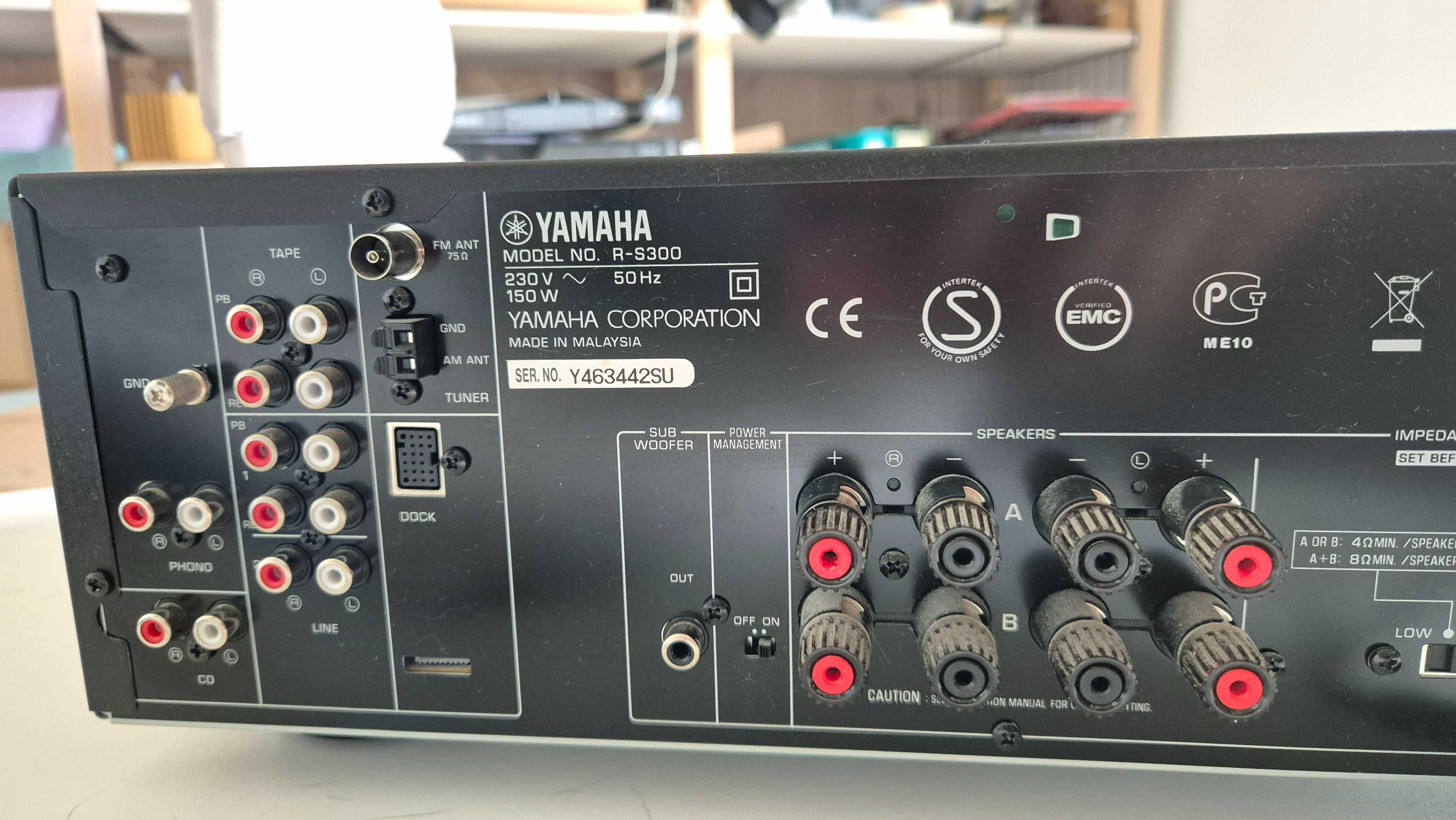 Amplituner wzmacniacz Yamaha R-S300 z wejściem phono sub kino idealny!