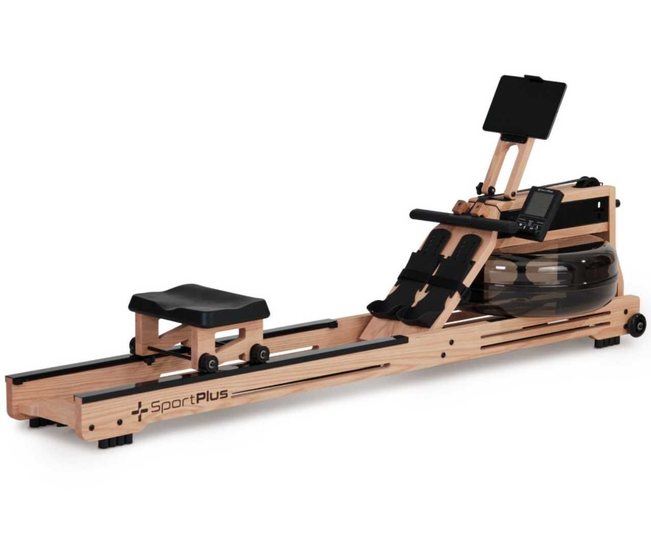 Wioślarz wodny treningowy Sportplus SP-WR-1800-iE DREWNO do 180 kg
