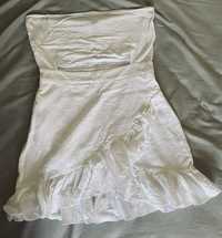 vestido branco curto