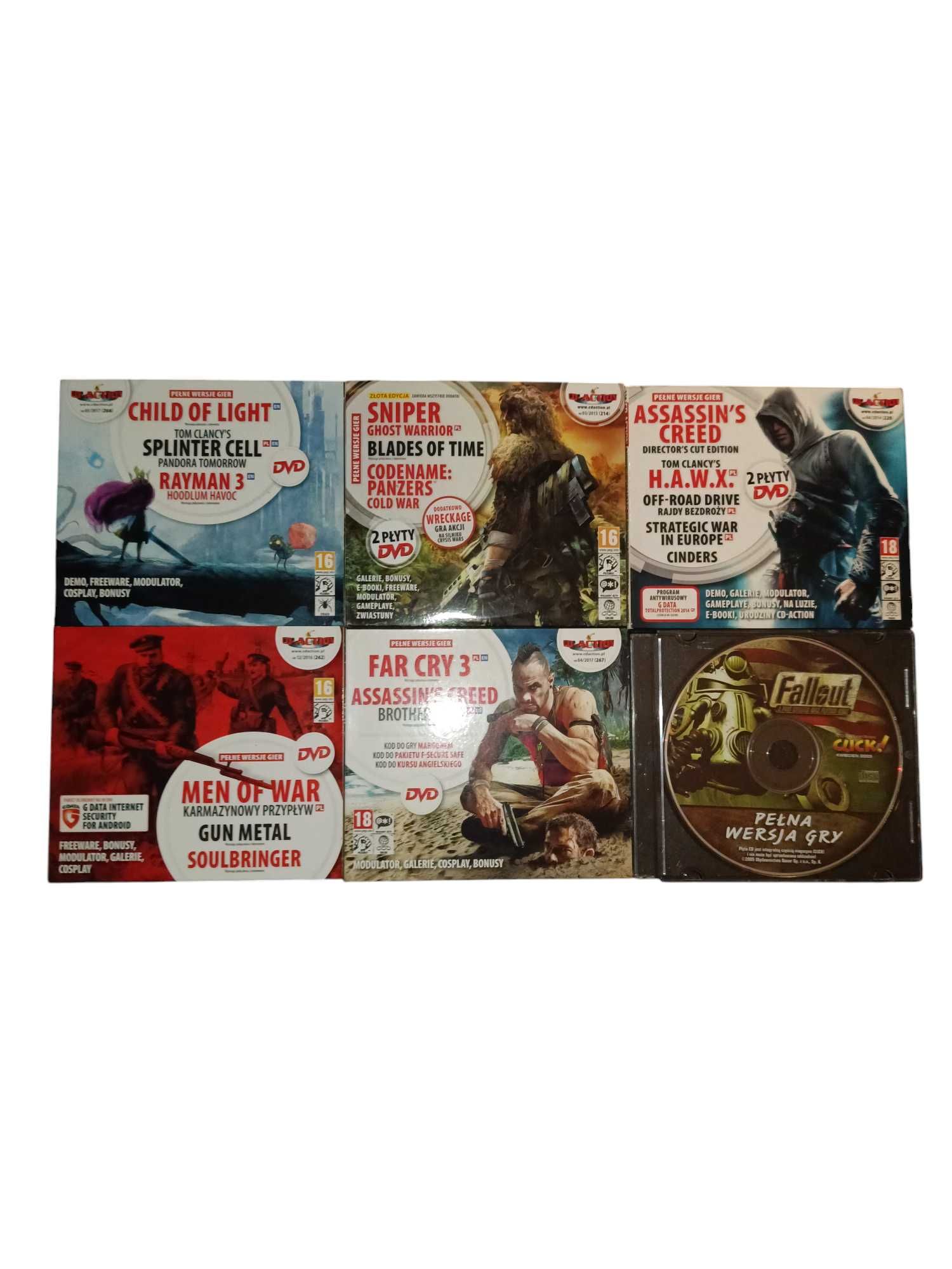 CD Action płyty gry Bioshock Might Magic VII Assassins Creed Batman