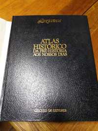 Livro "Atlas historico da pré- historia aos nossos dias. De 1990