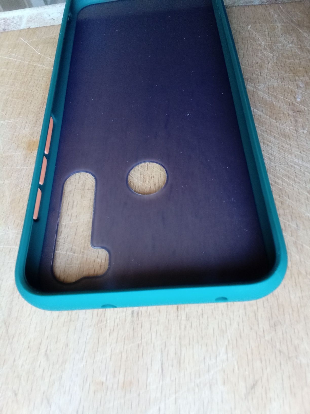 Чехол Redmi Note 8T полупрозрачный гибридный хаки