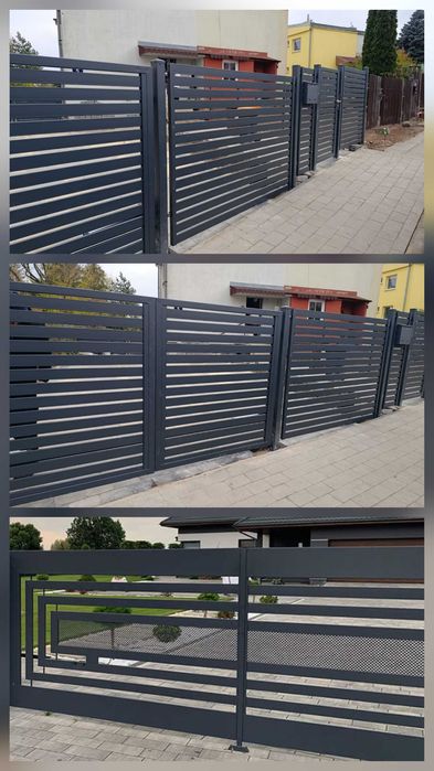 BRAMA NA WYMIAR suwana / skrzydłowa + MONTAŻ + szybki termin + AUTOMAT