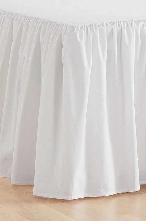 Prześcieradło z falbanami narzuta bawełna 90x200x60 shabby styl