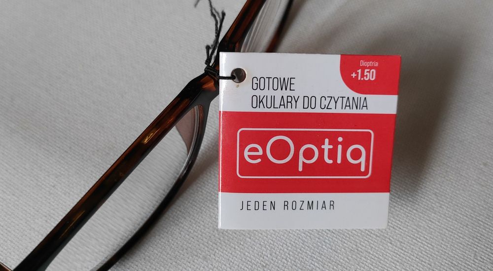 Nowe Okulary do czytania +1,5 + etui