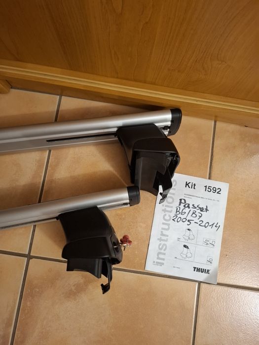 Bagażnik dachowy vw Passat b6 b7 belki Thule poprzeczki relingi
