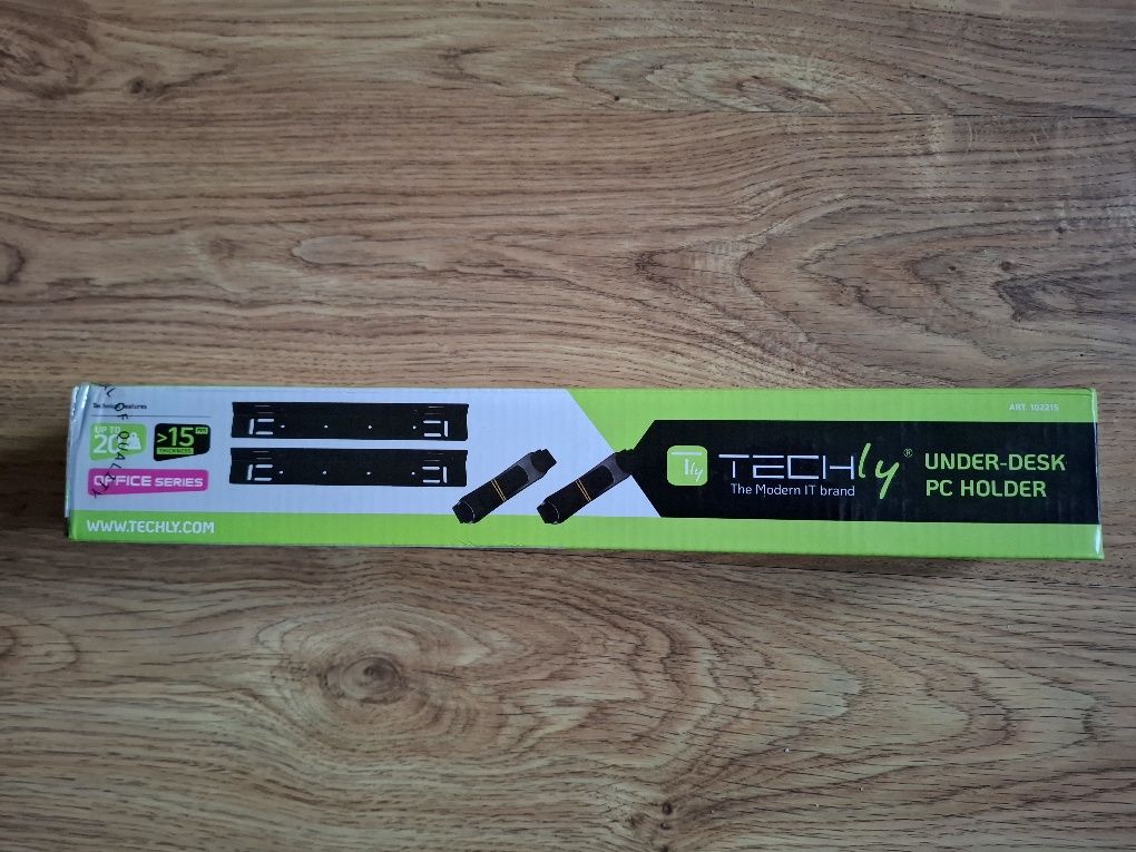 Uchwyt pod biurko na komputer stacjonarny – Techly, nowy!