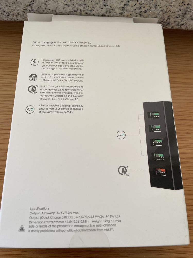 Carregador Aukey