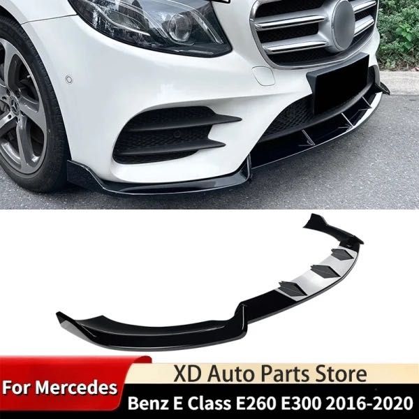 Передняя губа сплитер Mercedes W213  накладка на передний бампер обвес