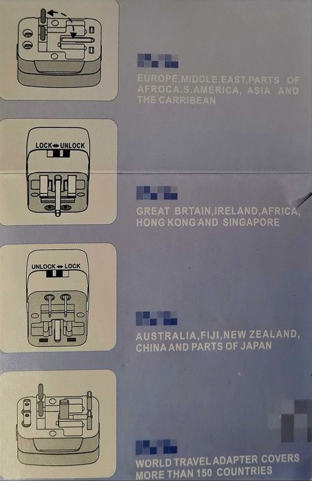 Adaptador de Tomada de Viagem NOVO!