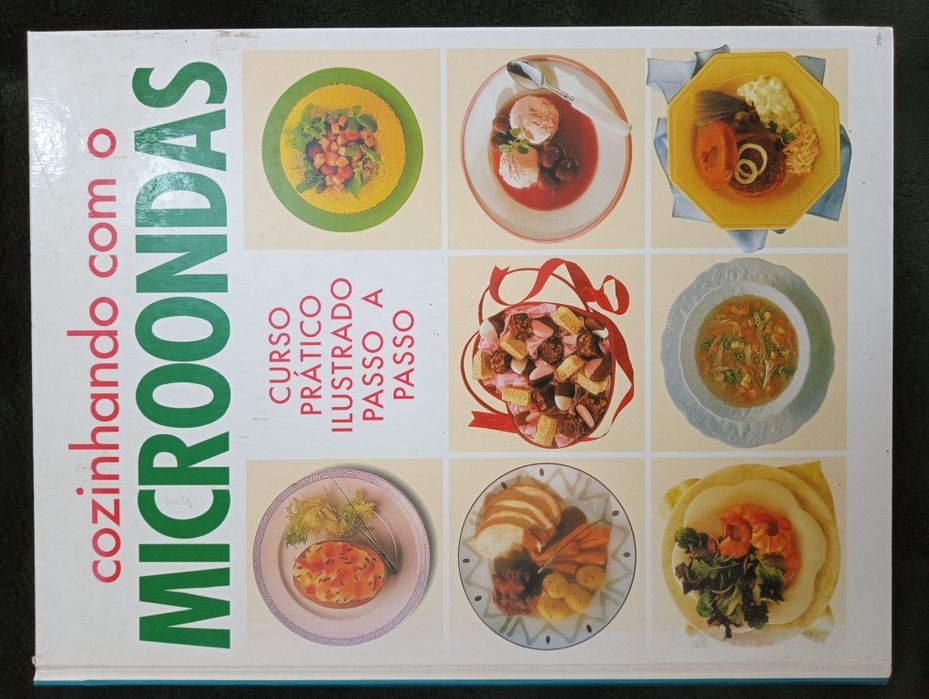 Cozinhando Com O Microondas, Curso Prático Ilustrado Passo A Passo,