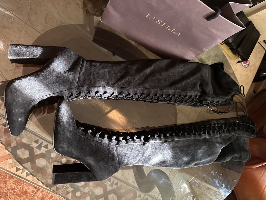 Ботфорты Le Silla на шнурках оригинал