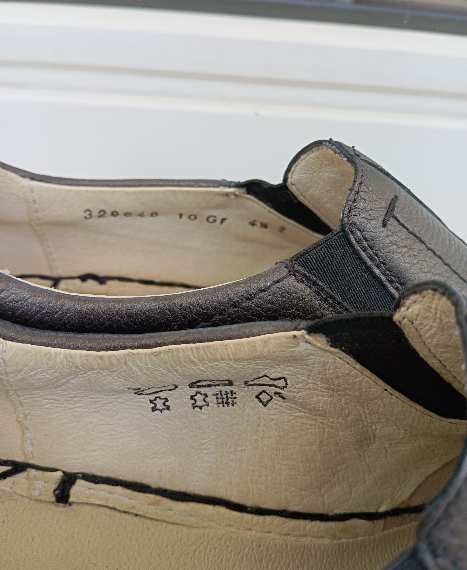 Czarne skórzane buty Waldlaufer, rozmiar 4,5 (37,5)