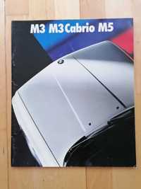 Prospekt Bmw M3 M3 Cabrio M5