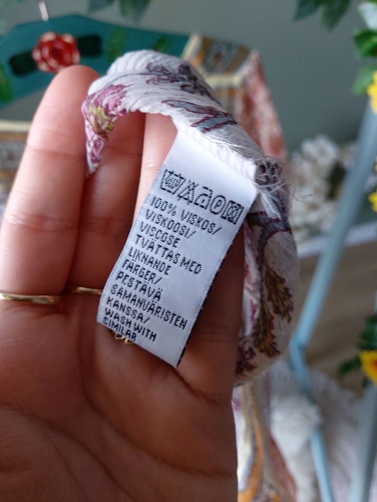 Letnia transparenta Damska sukienka / tunika  etno boho kolorowa wzory