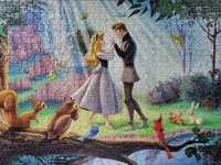 Kompletne puzzle Ravensburger + 2x castorland Śpiąca Królewna Disney 1