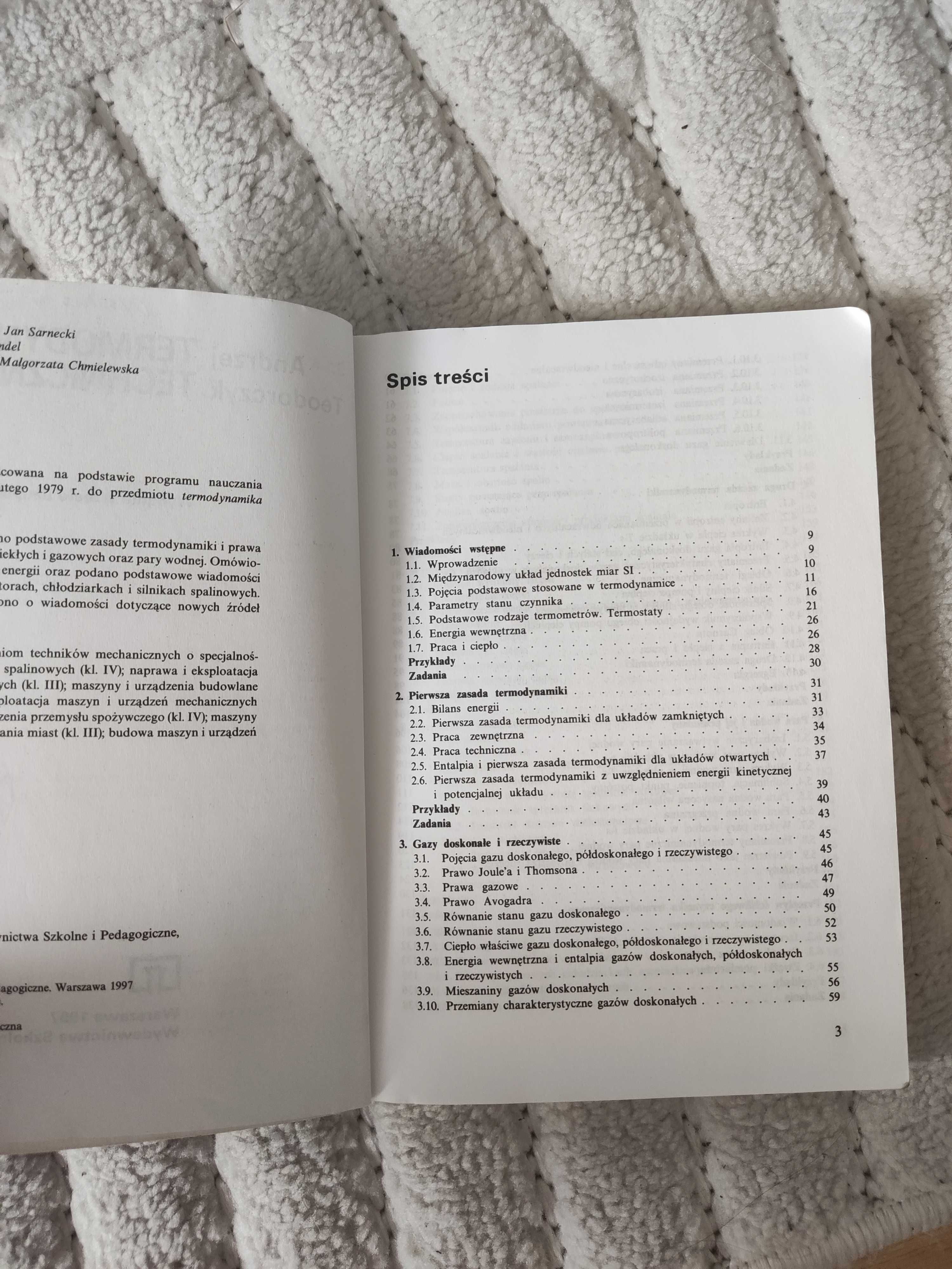 Termodynamika techniczna, Andrzej Teodorczyk, zbiór zadań z fizyki