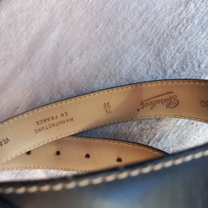 Paraboot leather belt