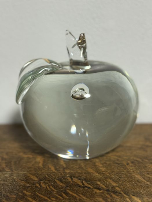 Величезне скляне прес папьє Murano glass. Вага 3,5 кг, 15 см.