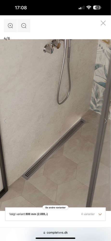 Odplyw liniowy UNIDRAIN 800 Kompletny (liniowka prysznic brodzik) TOP