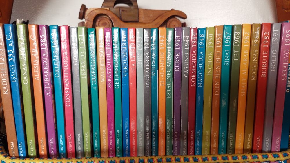 Coleção livros de todas as guerras no mundo