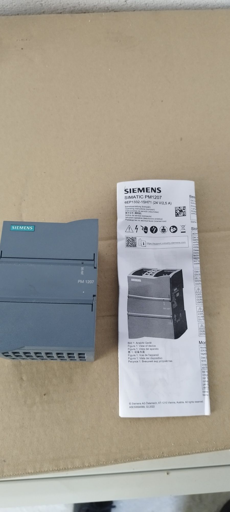 Zasilacz stabilizowany  SIEMENS Symatic PM 1207,  120/240-24vV