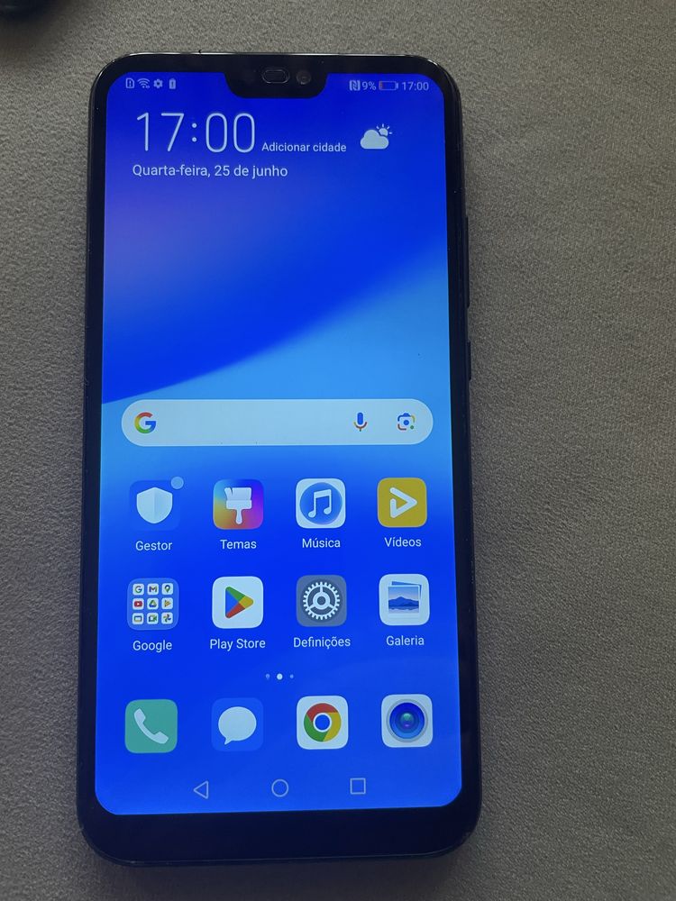 Huawei P20 lite em excel.estado