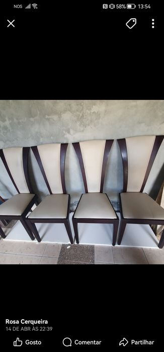 Vendo cadeiras de sala de jantar.