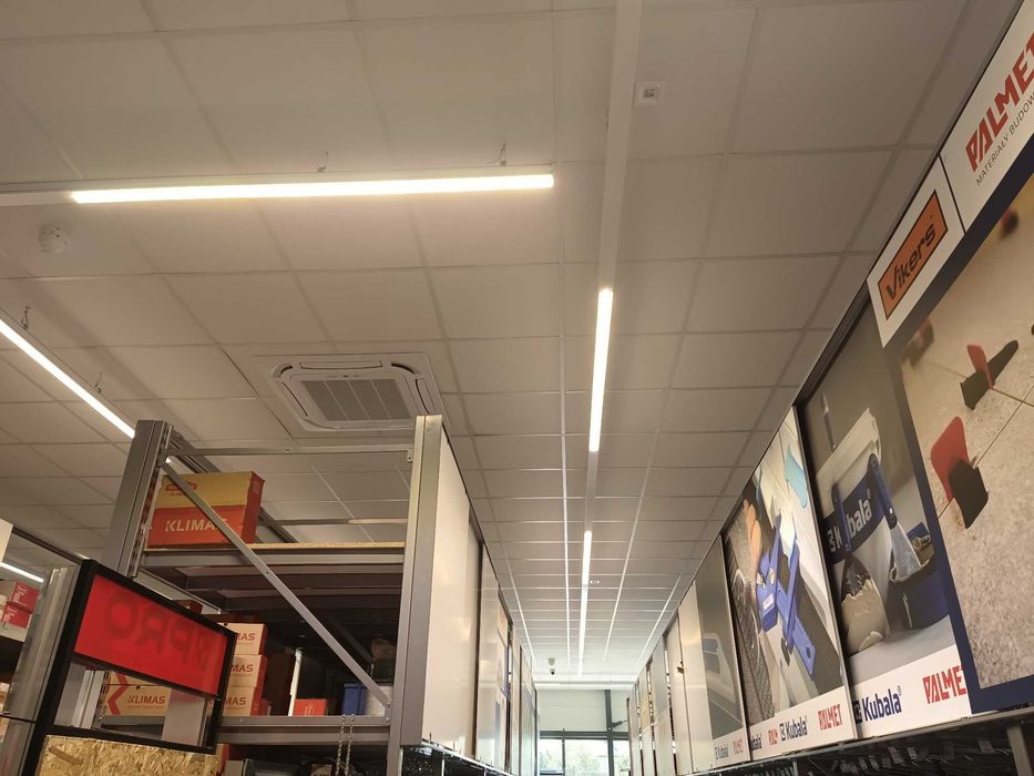 Sufit podwieszany kasetonowy modułowy z montażem Cała Polska