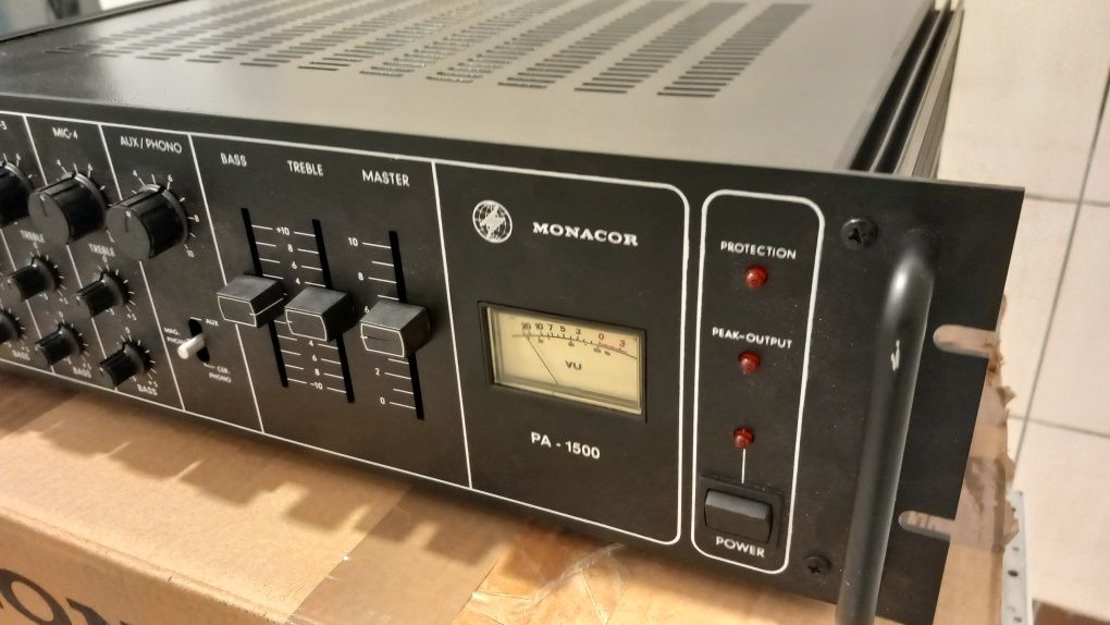 MONACOR PA-1500 Wzmacniacz i mikser 150 W 150