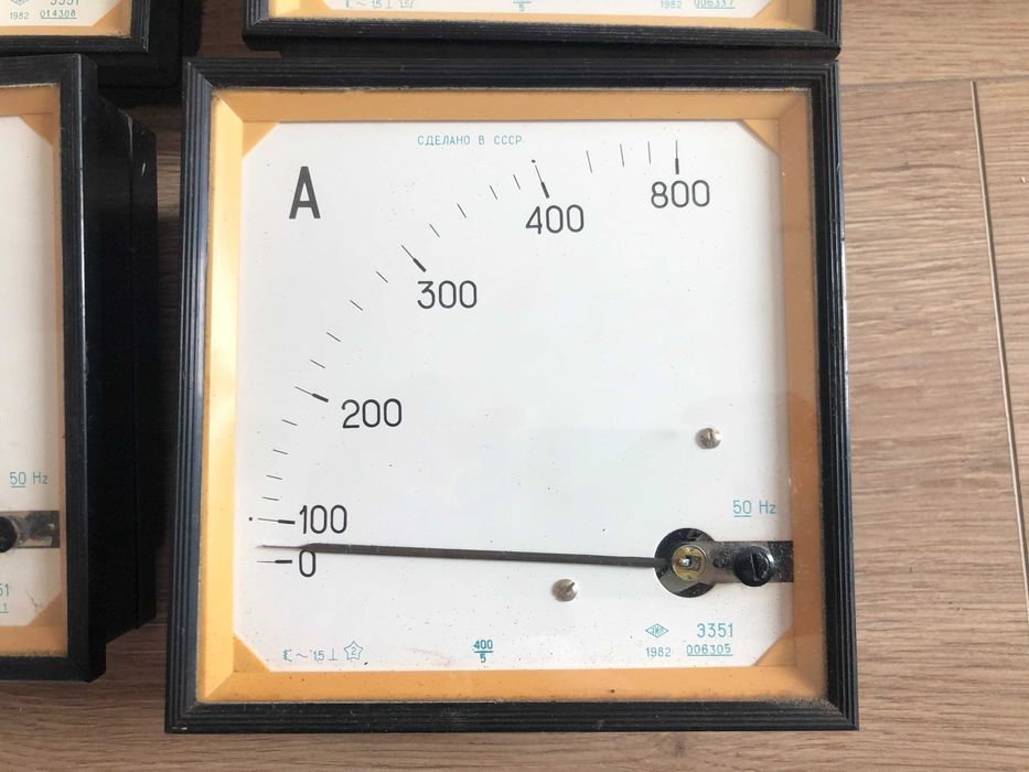 Mierniki panelowe ZSRR, CCCP Radzieckie, amperomierz