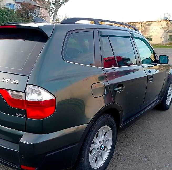 Дефлектори вікон вітровики БМВ Х3 Е83 BMW 2ОО3-2О1О Накладні
