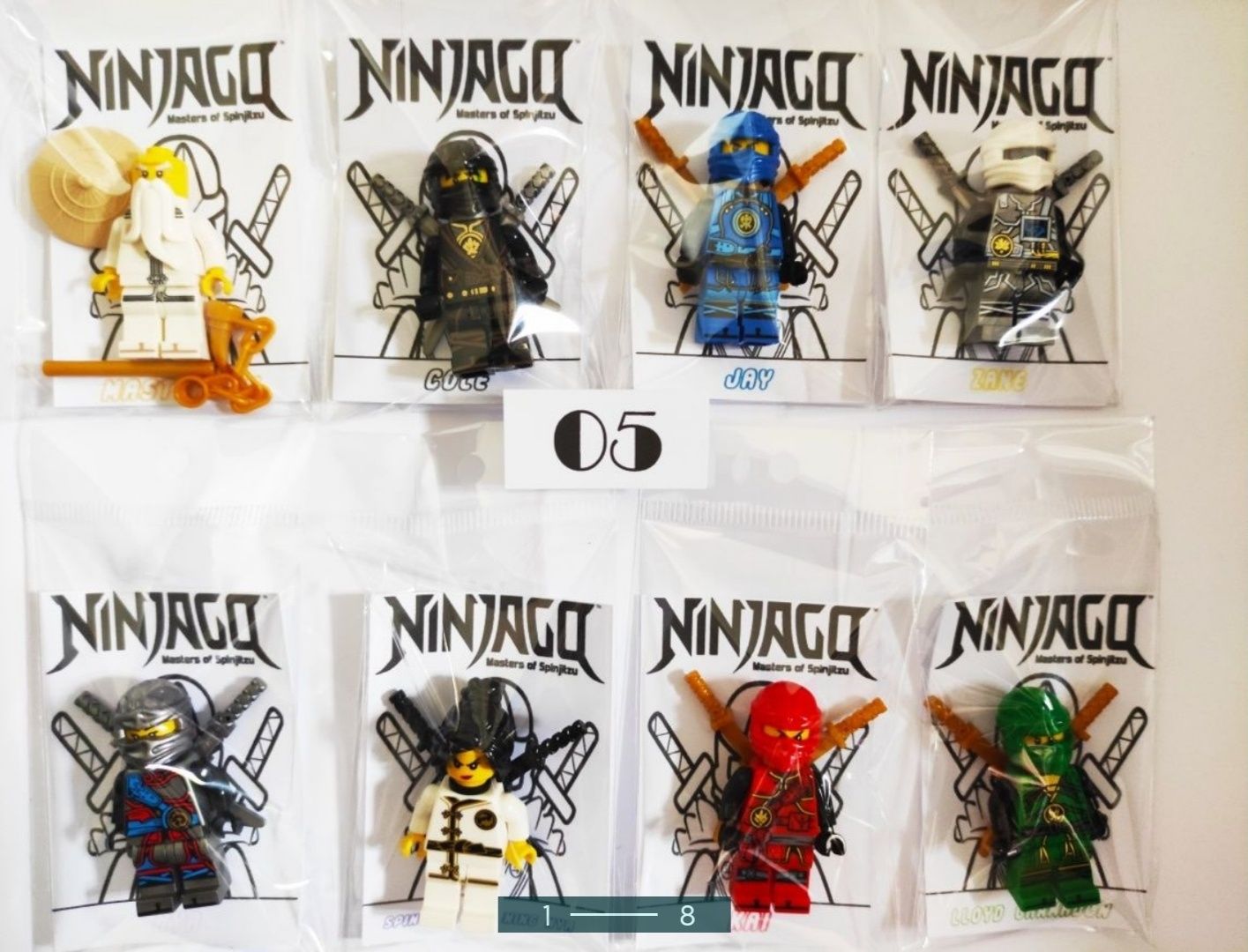 Ninjago SETs minifiguras compatível com LeGo