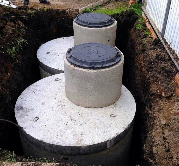 Септик під ключ. Каналізація с бетонних кілець. Копка та модернізація.