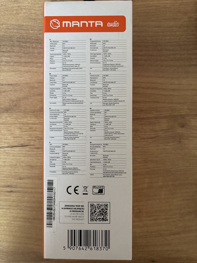 Sprzedam mikrofon bluetooth z glosnikiem Nowy!!!