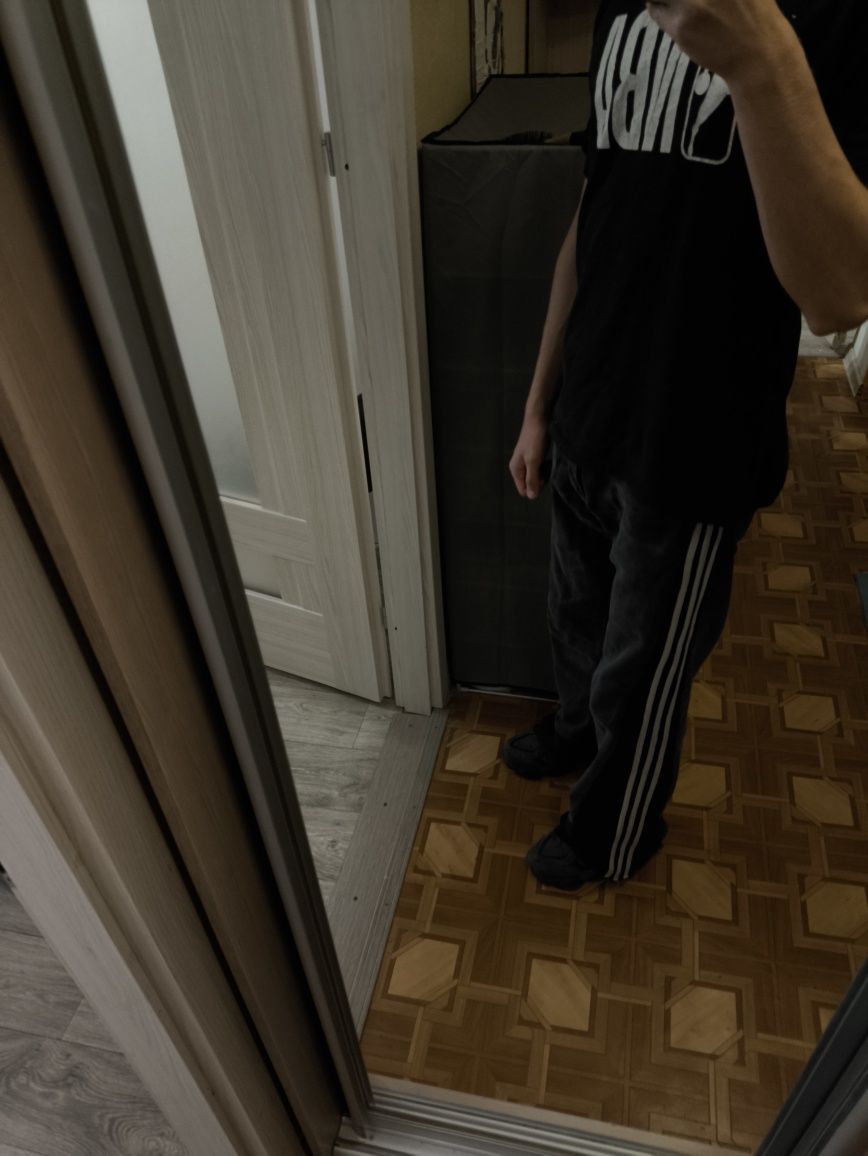 Flared jeans, Rick Owens type , Balenciaga type