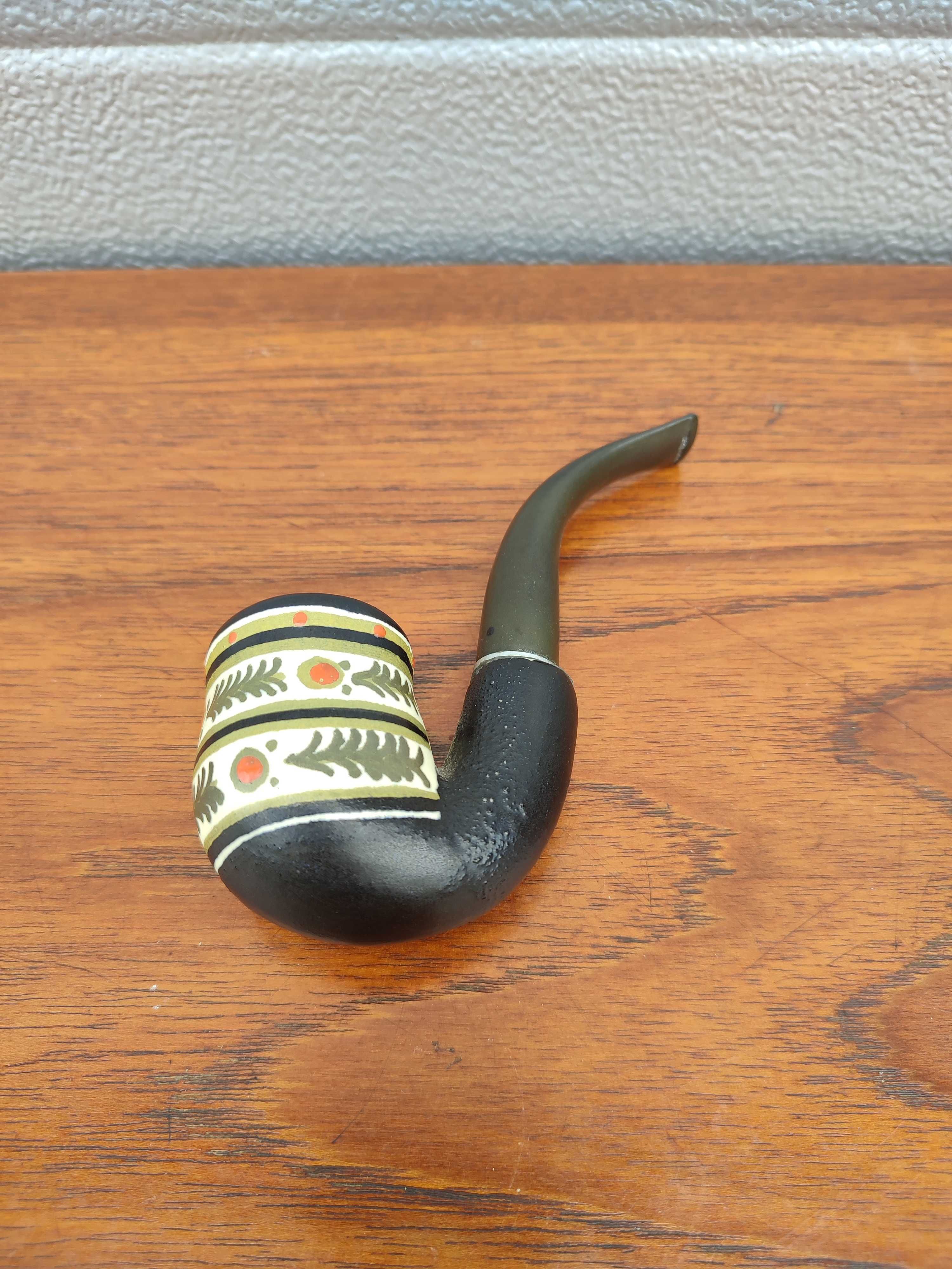 Ceramiczna Fajka do palenia - Sygnowana - Ciekawa - Design - R