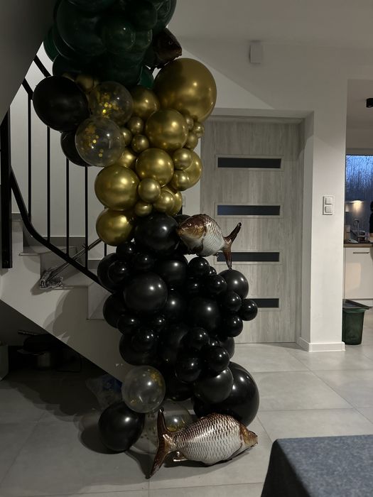 Dekoracja balonowa CHRZEST URODZINY