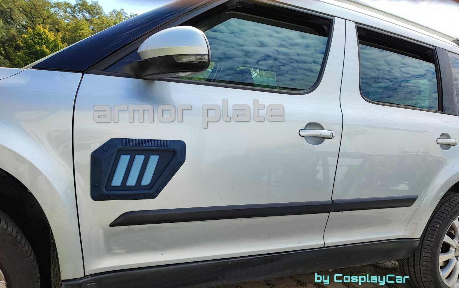 Armor plate – Ozdobna płyta magnetyczna na auto Cosplay dla samochodów