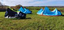 Pack 3 kites + barra GAASTRA [13m, 10m, 7m + barra]