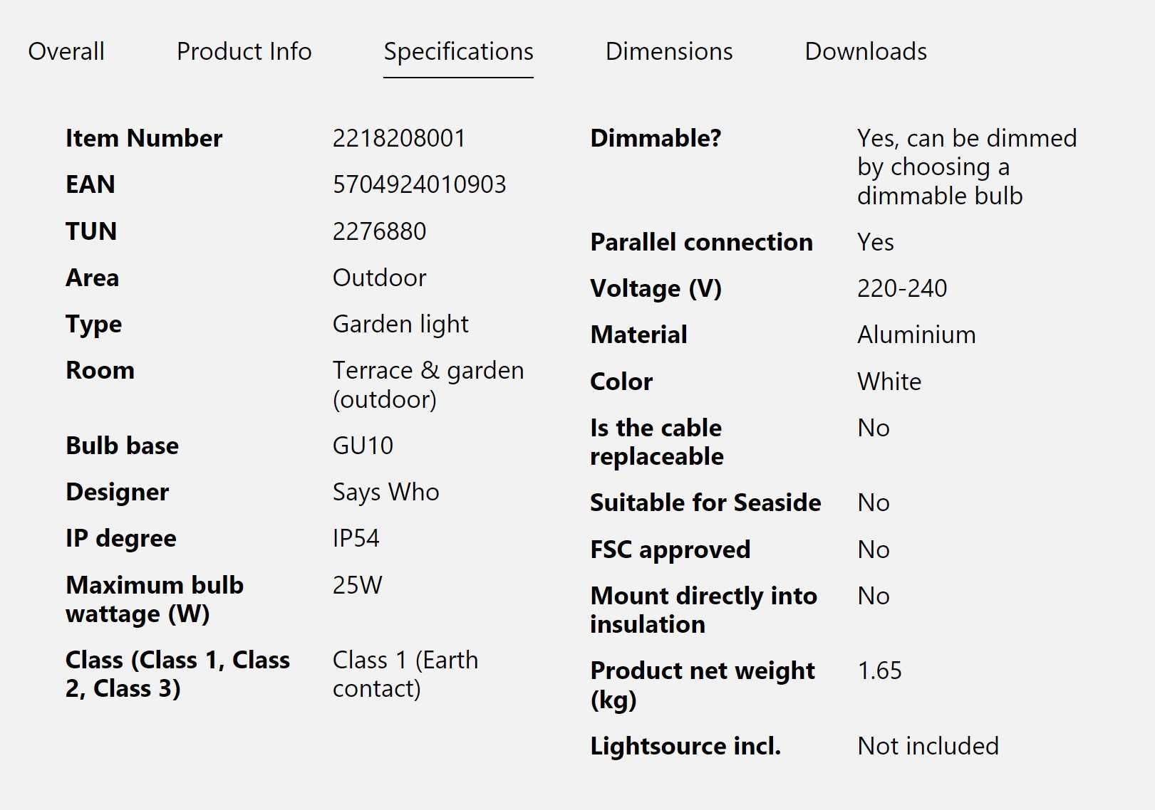 Balizador Poste Luz Exterior - Nordluxz Pontio 15 - Branco 85cm - PAR