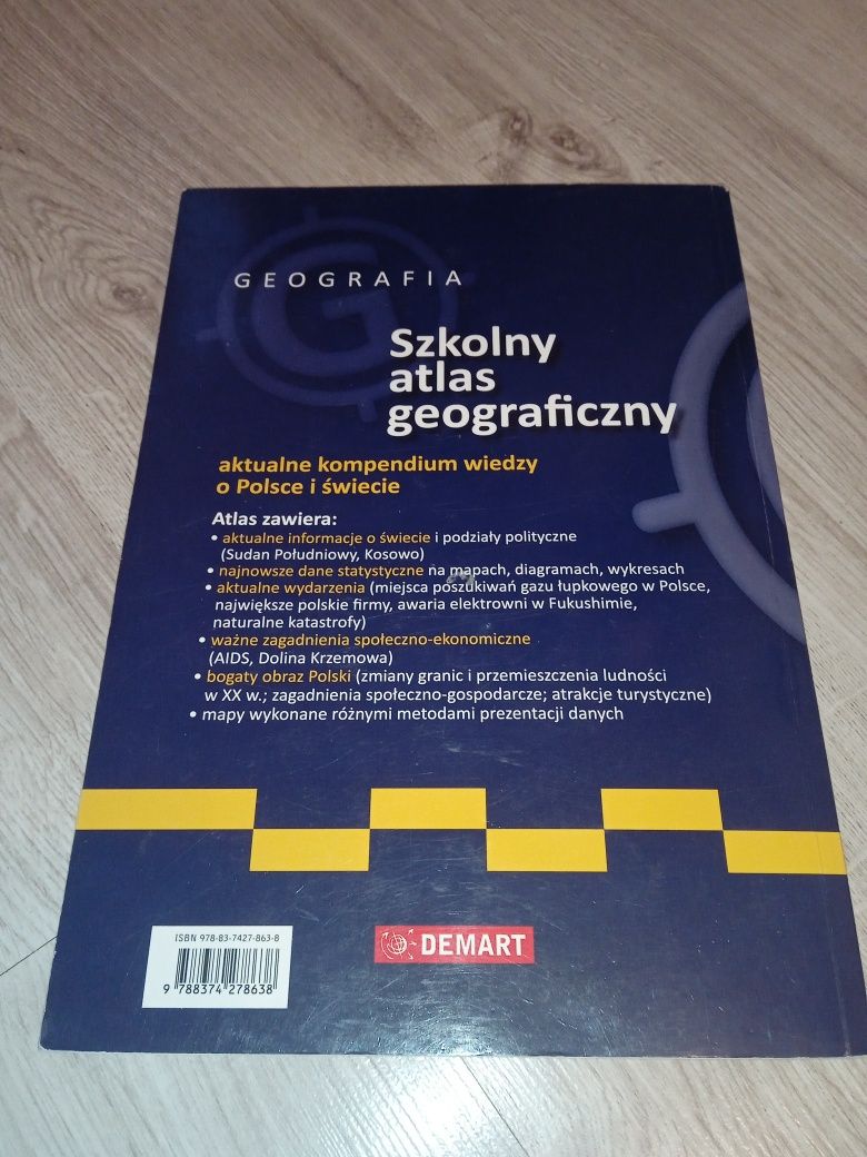 szkolny atlas geograficzny