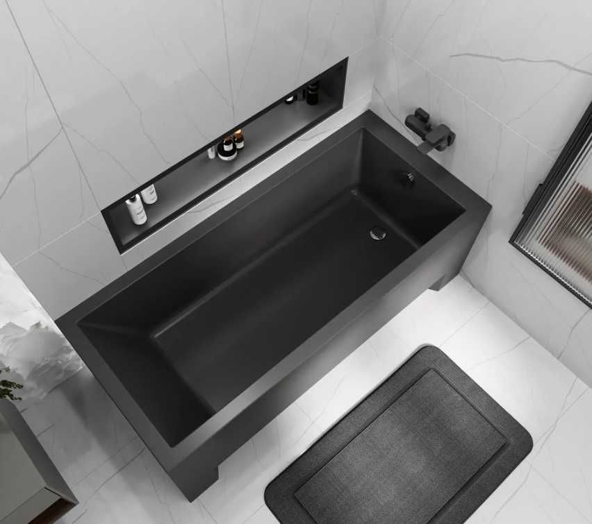 Ванна акрилова Koller Pool Neon 170х75 см Black Matt. Уценка. ШАРА!