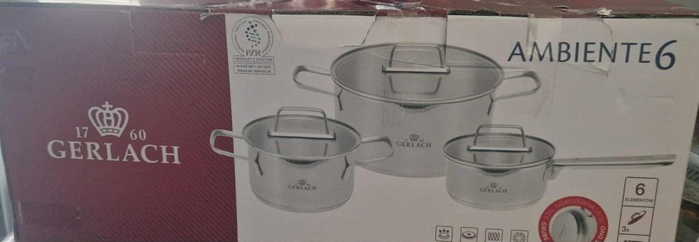 Nowy zestaw garnków Gerlach