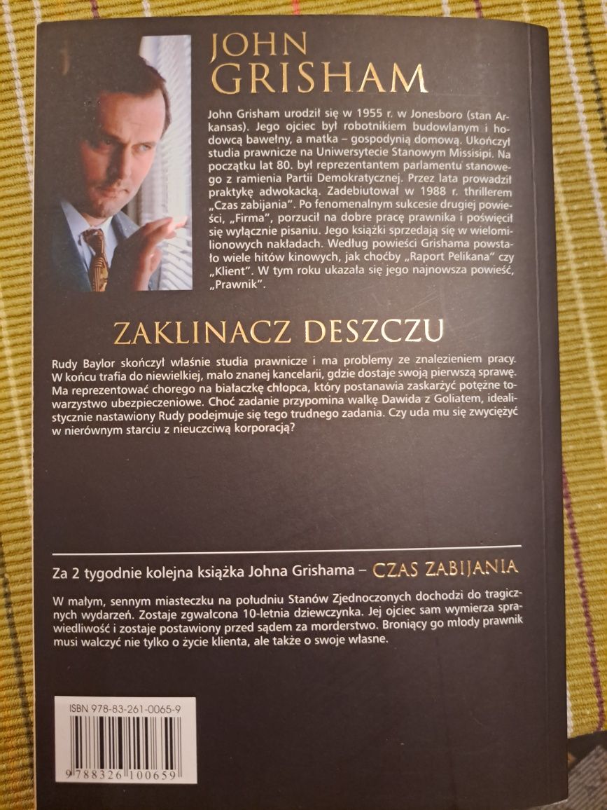 Zaklinacz deszczu - John Grisham