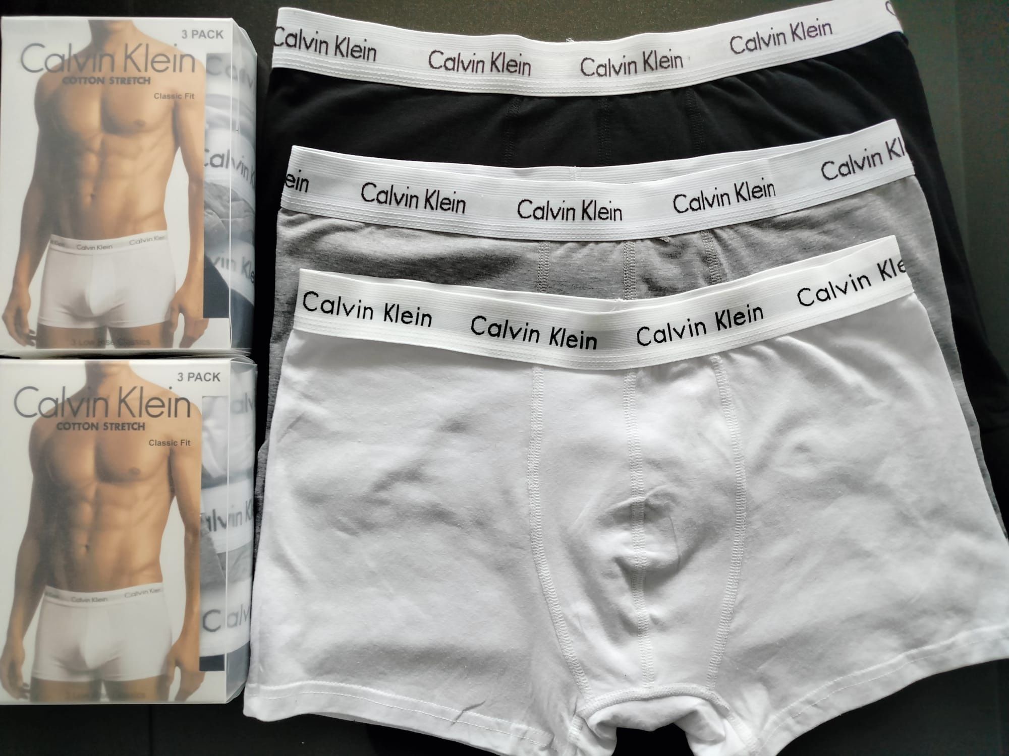 Bokserki męskie Calvin Klein rozm. L   3-pak