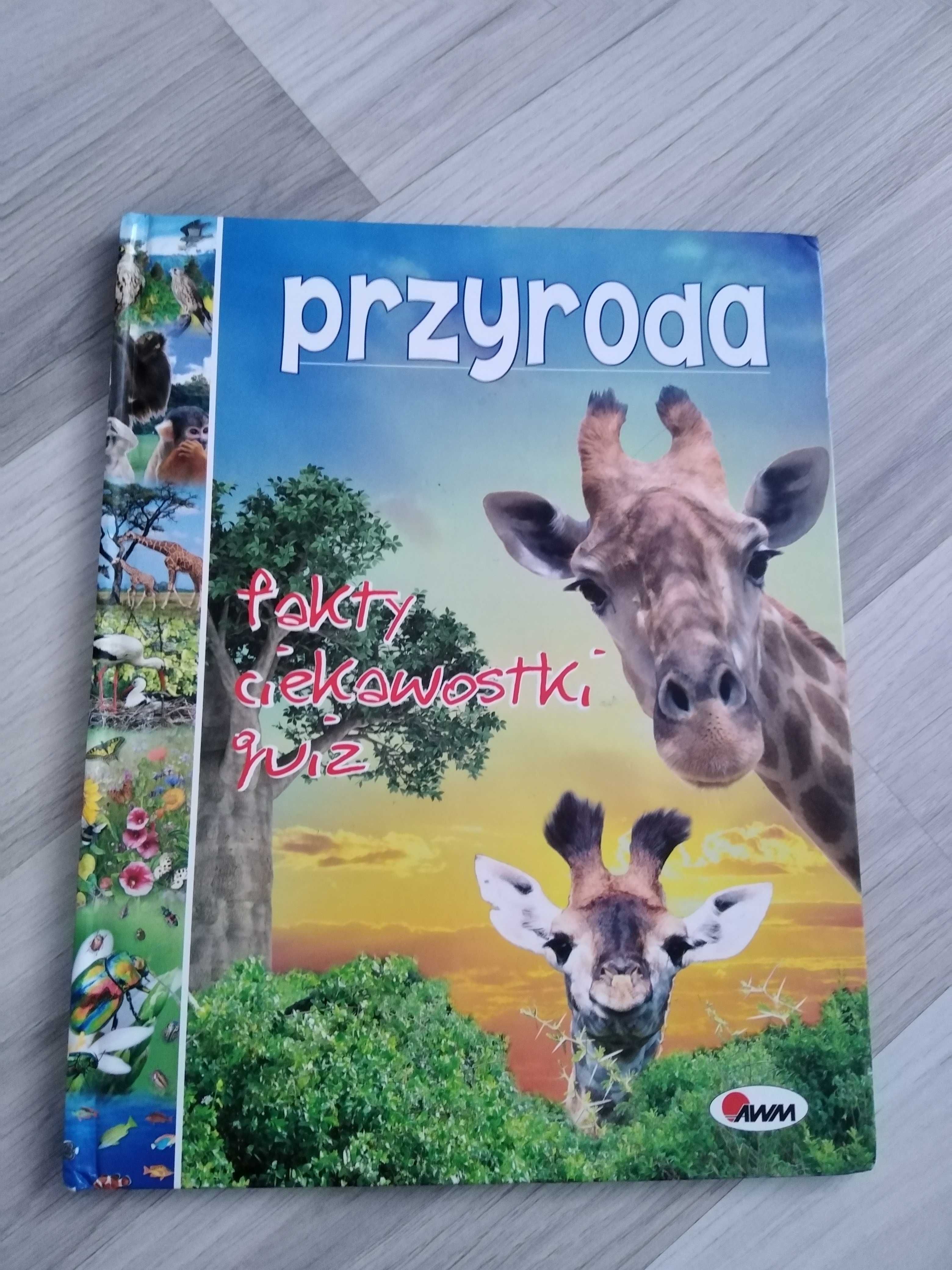 Książka dla dzieci przyroda, fakty, ciekawostki ,quizy